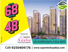 2 BHK Apartments @ 48 Lacs - Supertech Azalia Gurgaon | 9250404176