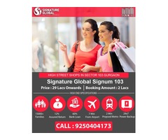 Affordable Shops in Sector 103 Gurgaon