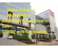 Nisha98l8894553 Global Foyer Mall Retail Shop in Resale Ground Floor